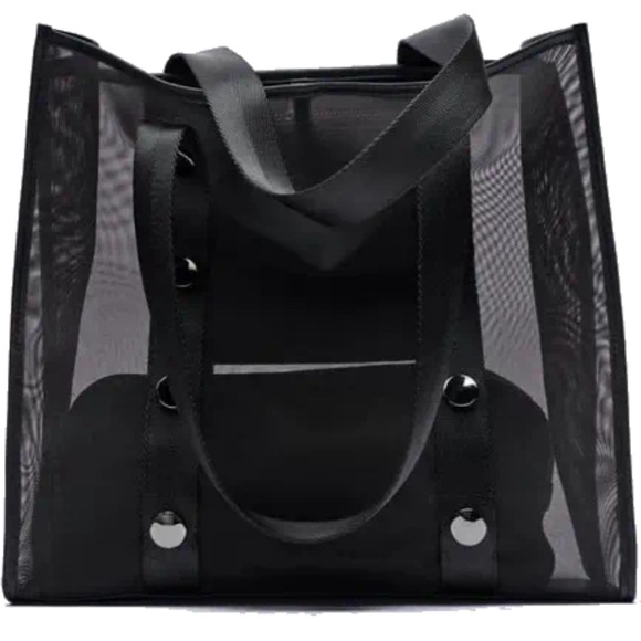 Zara Mesh Tote Bag - Picture 3 of 9